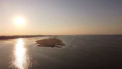 Fototapeta premium Afternoon Sunlight at Beach in Denmark 2020