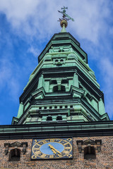 Detail of the Former church of St. Nicholas (Sankt Nikolaj Kirke), now Nikolaj Contemporary Art...