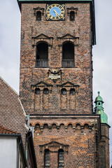 Detail of the Former church of St. Nicholas (Sankt Nikolaj Kirke), now Nikolaj Contemporary Art...