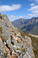 An endless and timeless work of art on the rocks in the mountains of the Western Cape