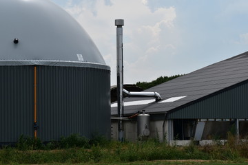 Biogas station