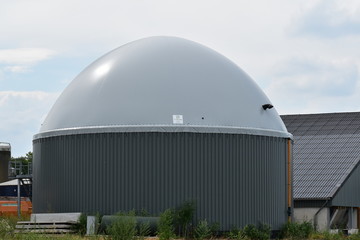 Obraz premium Biogas station