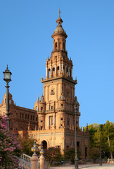 Fototapeta na wymiar Plaza de España Sevilla, Andalucía