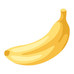 Illustration of stylized banana.