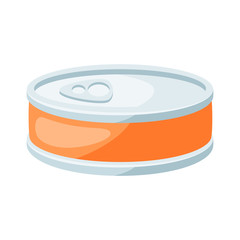 Illustration of stylized canned food.