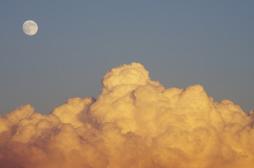 moon and clouds