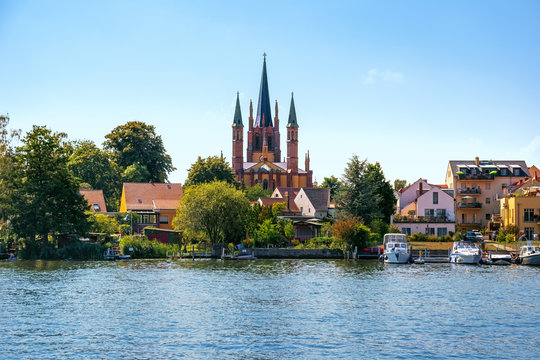 View of Werder on Havel in Brandenburg, Germany