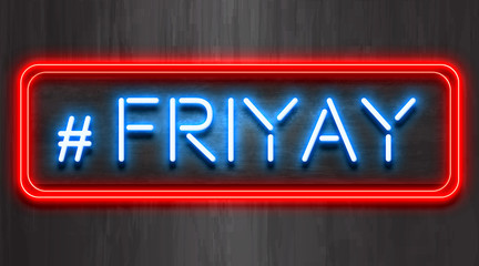 Obraz premium Underground Neon Sign on a dark background