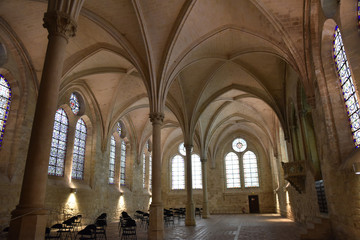 Fototapeta premium Voûtes de l'abbaye de Royaumont, France