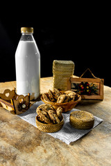 Cookies and milk