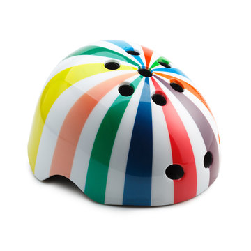 Side View Of Kids Bike Helmet