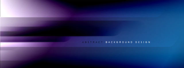 Motion concept neon shiny lines on liquid color gradients abstract backgrounds. Dynamic shadows and lights templates for text