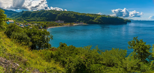 A view across Questelles beach and bay in Saint Vincent
