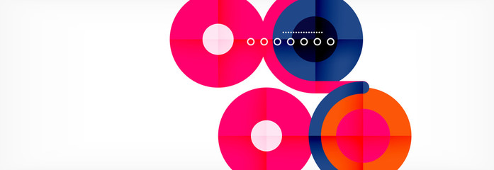 Circles and lines abstract background for covers, banners, flyers and posters and other templates