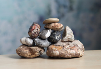 pile of  sea stones