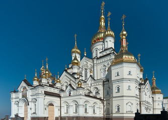 Fototapeta na wymiar Cathedral of Transfiguration of Lord, Pochayiv Lavra, Ternopil Oblast, Ukraine