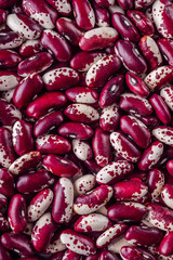 fresh organic natural beans on a white background