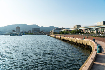 長崎県佐世保市　佐世保港の風景