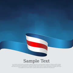 Belarus flag background. Belarus flag of wavy ribbon colors on blue white background. National poster. Vector brochure design. State belarusian patriotic banner, cover, flyer