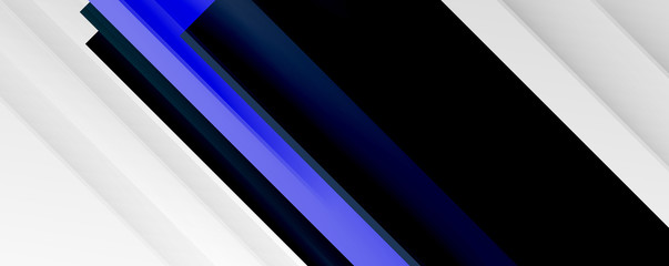 Geometric abstract backgrounds with shadow lines, modern forms, rectangles, squares and fluid gradients. Bright colorful stripes cool backdrops