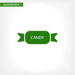 Candies  vector icon  , lorem ipsum Flat design