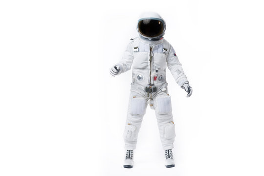 astronaut on isolated white background