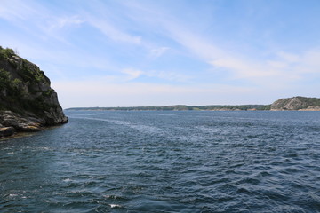 Fototapeta na wymiar Ferry to Lysekil in Sweden, Scandinavia