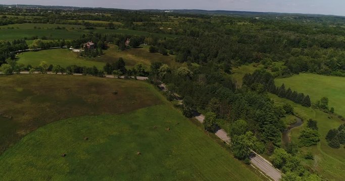 Slow DJI Drone Shot of 2020 Aston Martin DBS Superleggera