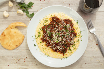 Pork Puttanesca Ragu