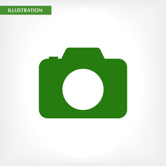 Camera  vector icon , lorem ipsum Flat design
