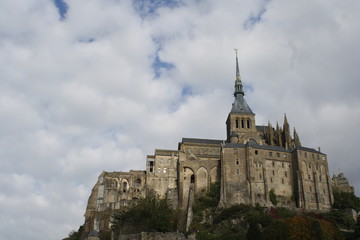 Fototapeta na wymiar Monte Saint Michel (Francia)