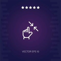 zoom out vector icon modern illustration