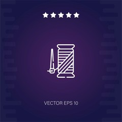 thread vector icon modern illustration