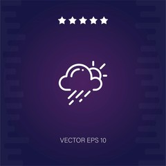 weather vector icon modern illustration