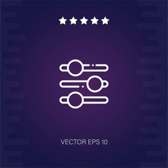 Fototapeta premium slider tool vector icon modern illustration