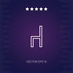 chair vector icon modern illustration