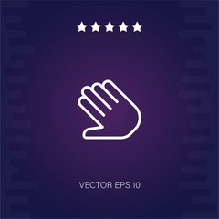 hand vector icon modern illustration