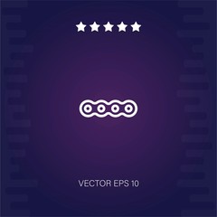 chain vector icon modern illustration