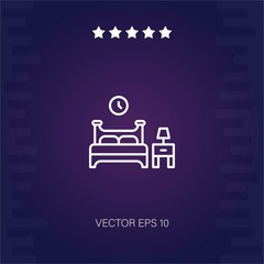 room vector icon modern illustration