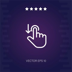 drag vector icon modern illustration