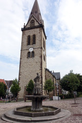 Fototapeta na wymiar katholische Altstadtkirche St. Mariä Heimsuchung
