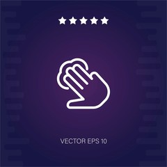 tap vector icon modern illustration