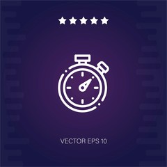 timer vector icon modern illustration