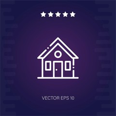 house vector icon modern illustration