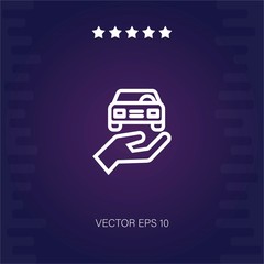 car repair vector icon modern illustration