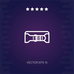 athletic strap vector icon modern illustration