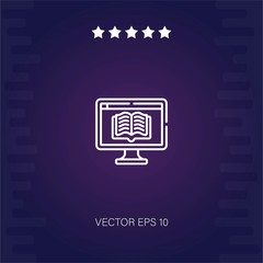 ebook vector icon modern illustration