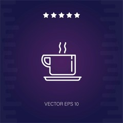 coffee cup vector icon modern illustration