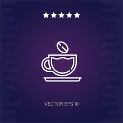 coffee cup vector icon modern illustration
