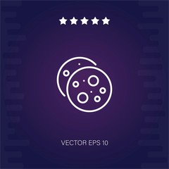 cookies vector icon modern illustration